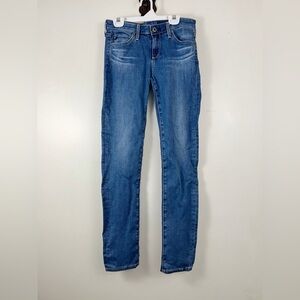 AG Adriano Goldschmied The Stilt Cigarette Leg Jeans Medium Wash Size 25